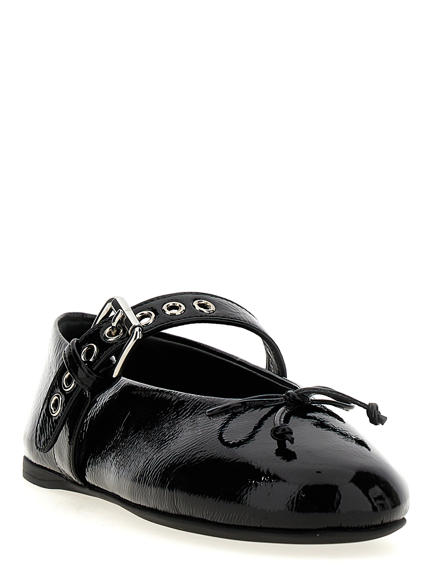 Buckle and bow ballet flats Flat shoes