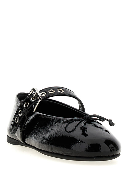 Buckle and bow ballet flats Flat shoes
