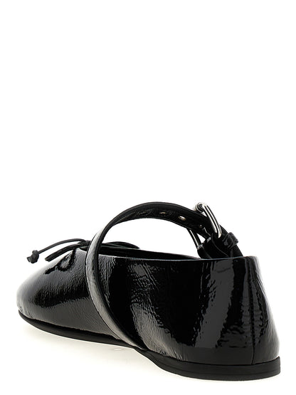 Buckle and bow ballet flats Flat shoes