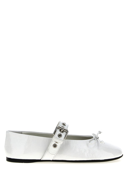 Buckle and bow ballet flats Flat shoes