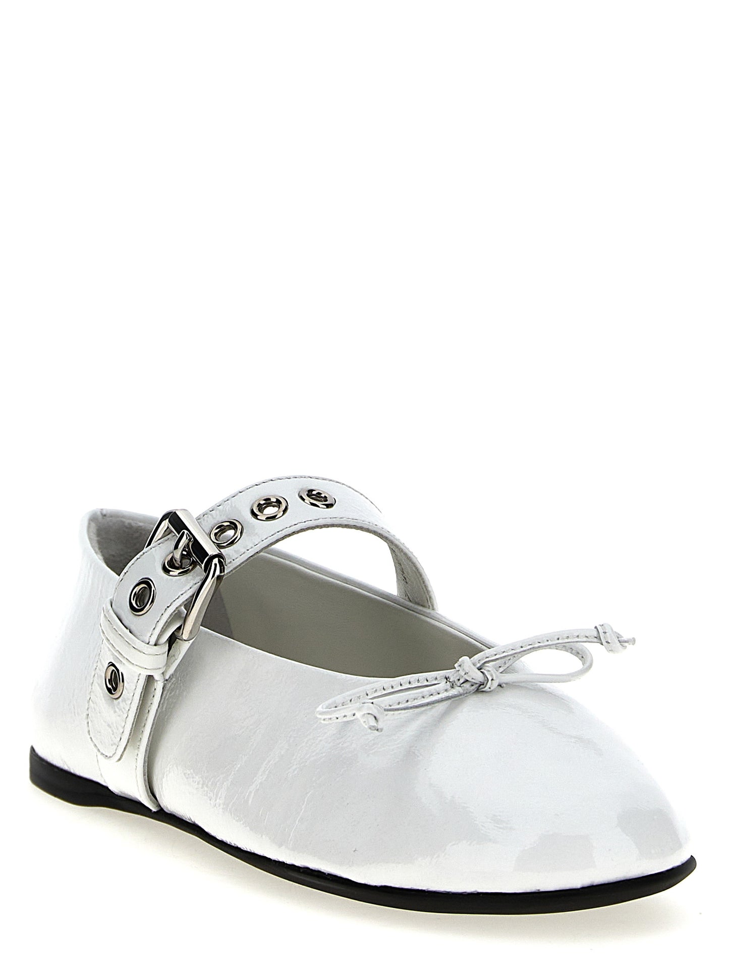 Buckle and bow ballet flats Flat shoes