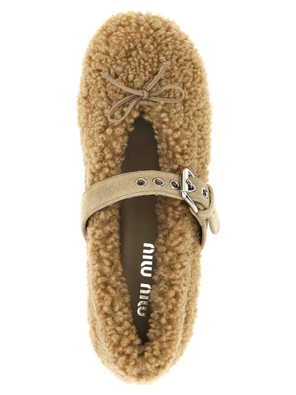 Sheepskin ballet flats Flat shoes