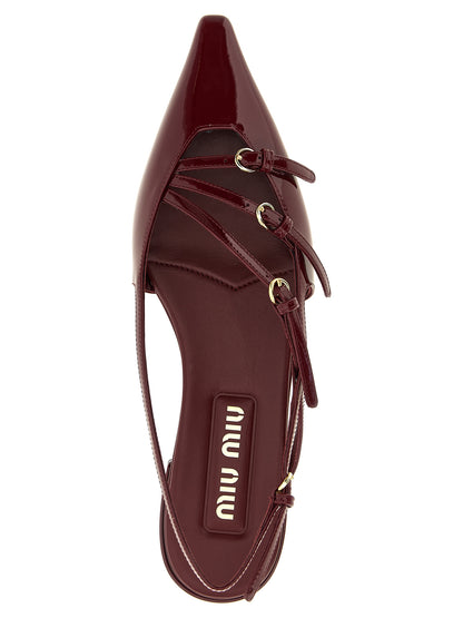 Slingback straps Flat shoes