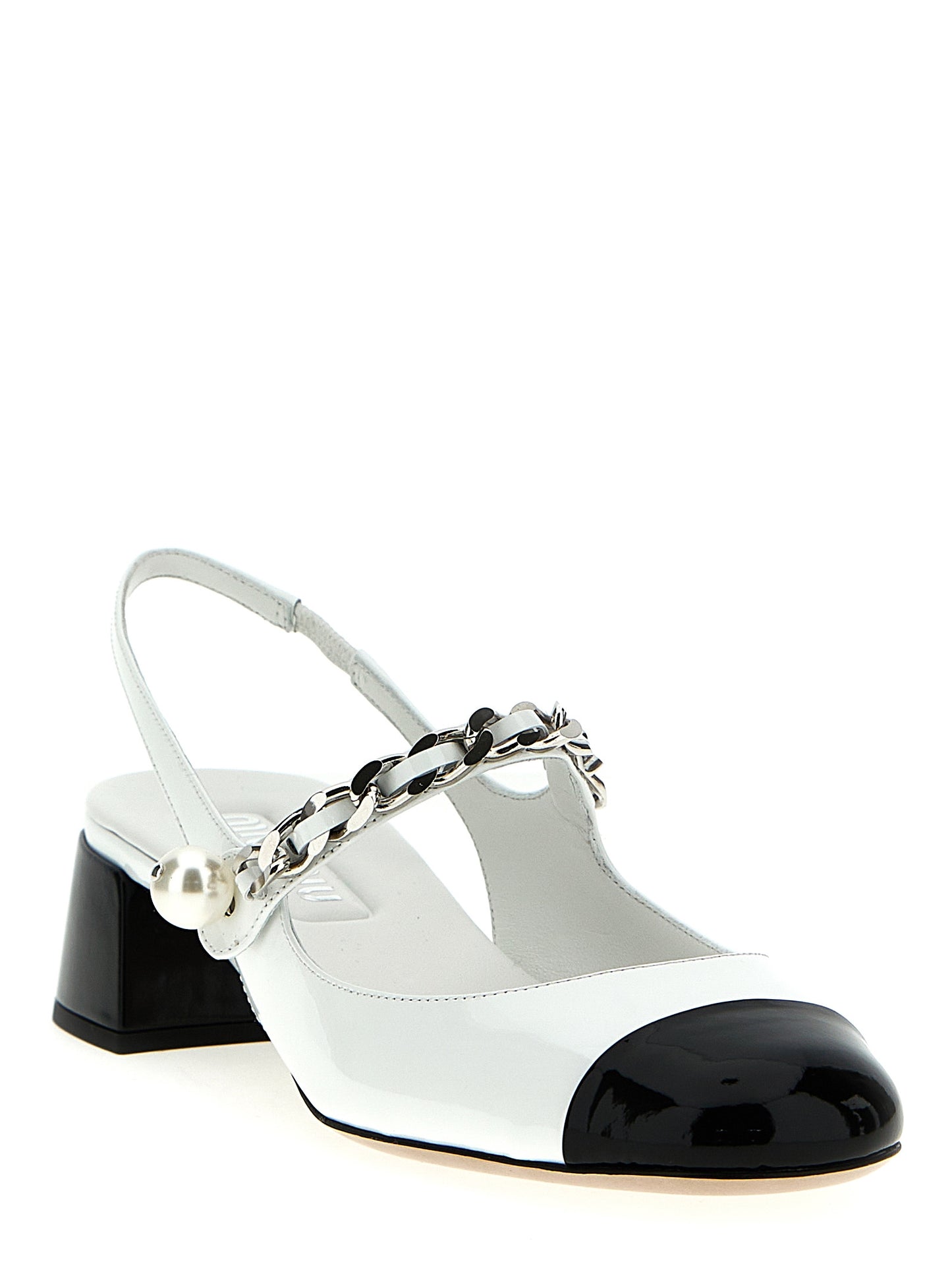 Patent leather slingback  Pumps