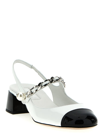 Patent leather slingback  Pumps