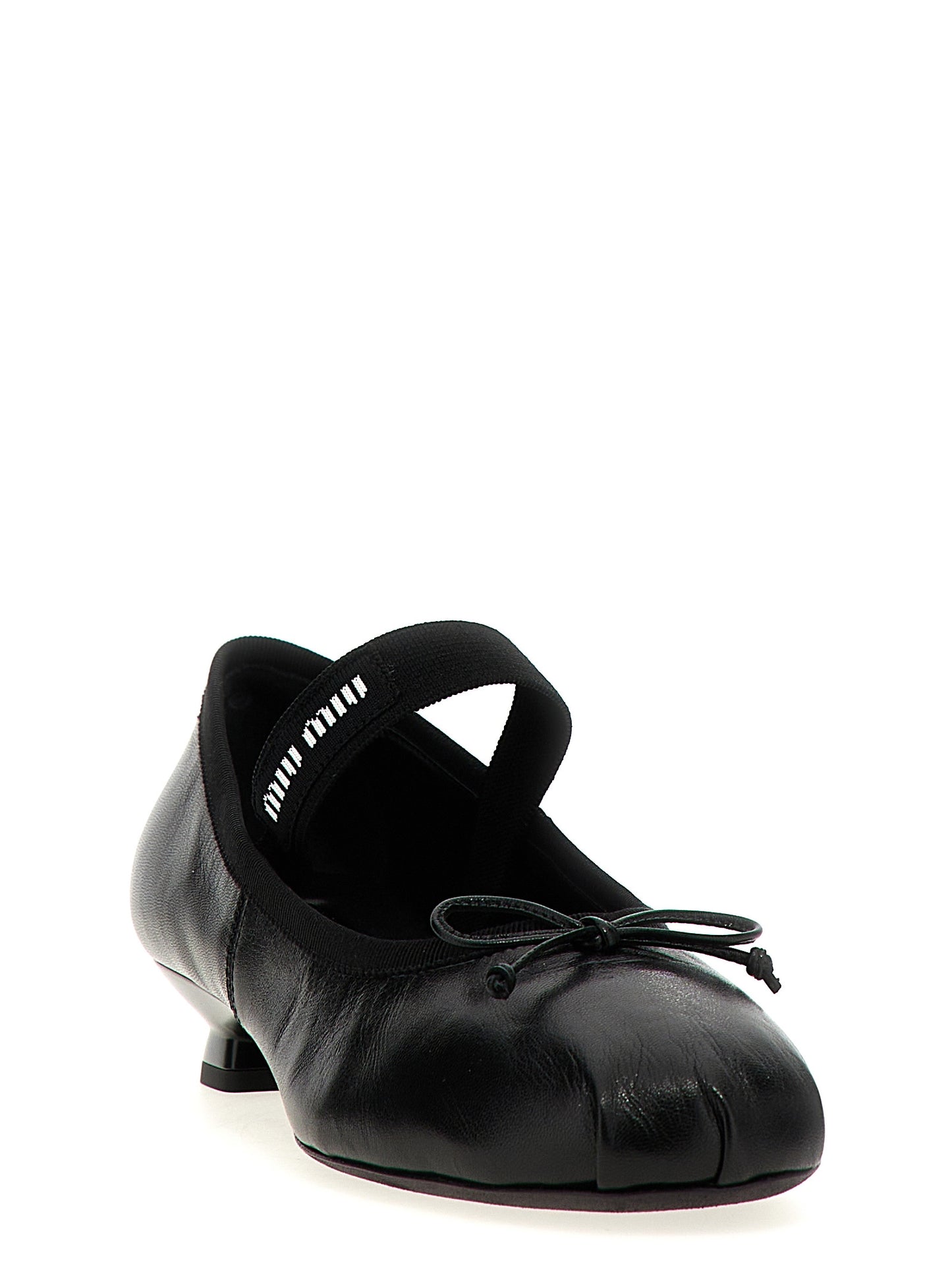 Logo bow ballet flats Pumps