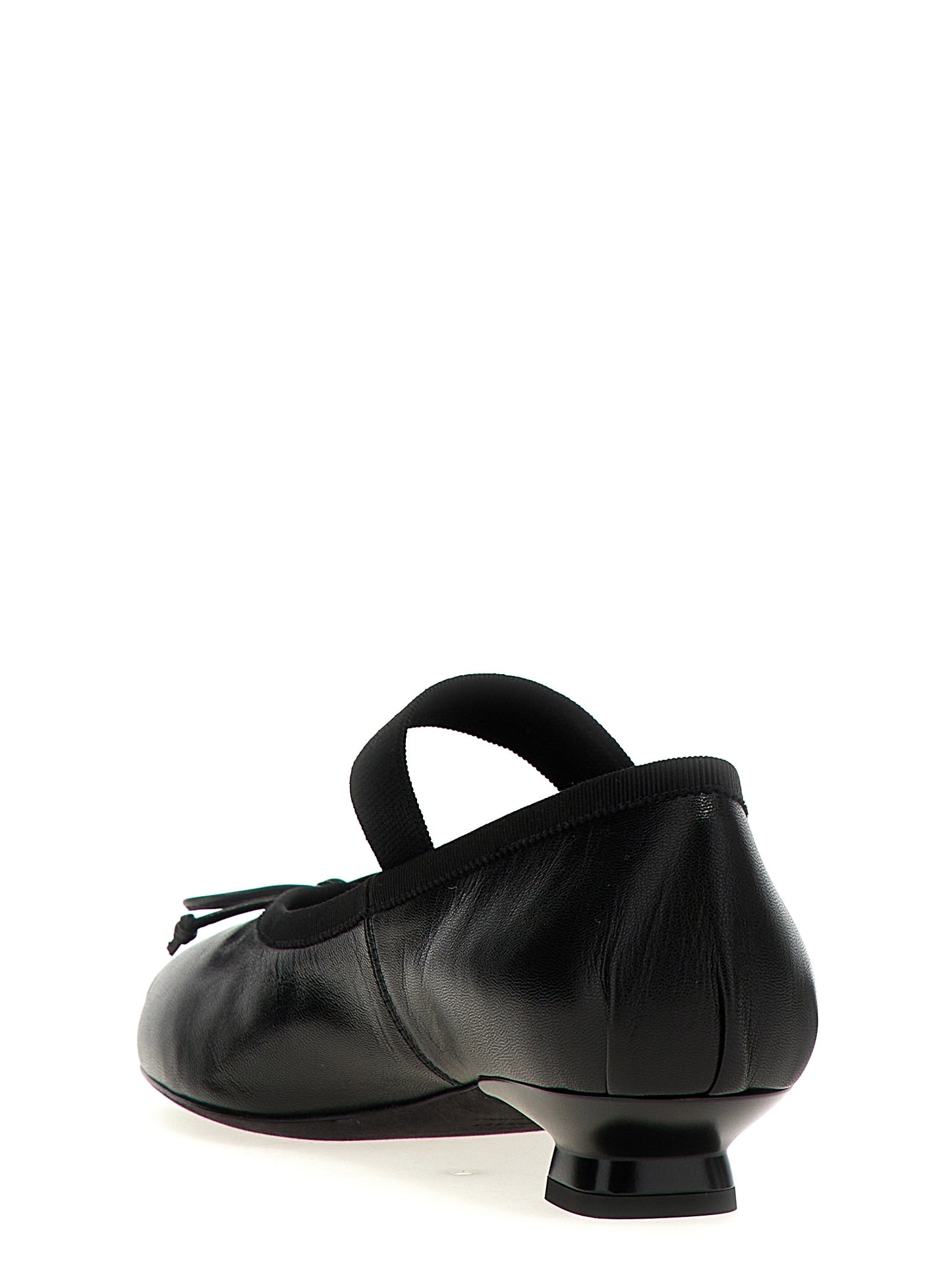 Logo bow ballet flats Pumps