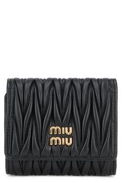 Miu Miu Small wallet in quilted nappa