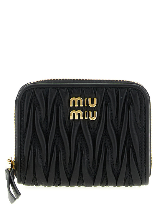 Small wallet matelassé nappa leather Wallets, card holders