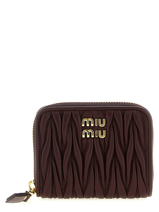 Small wallet matelassé nappa leather Wallets, card holders