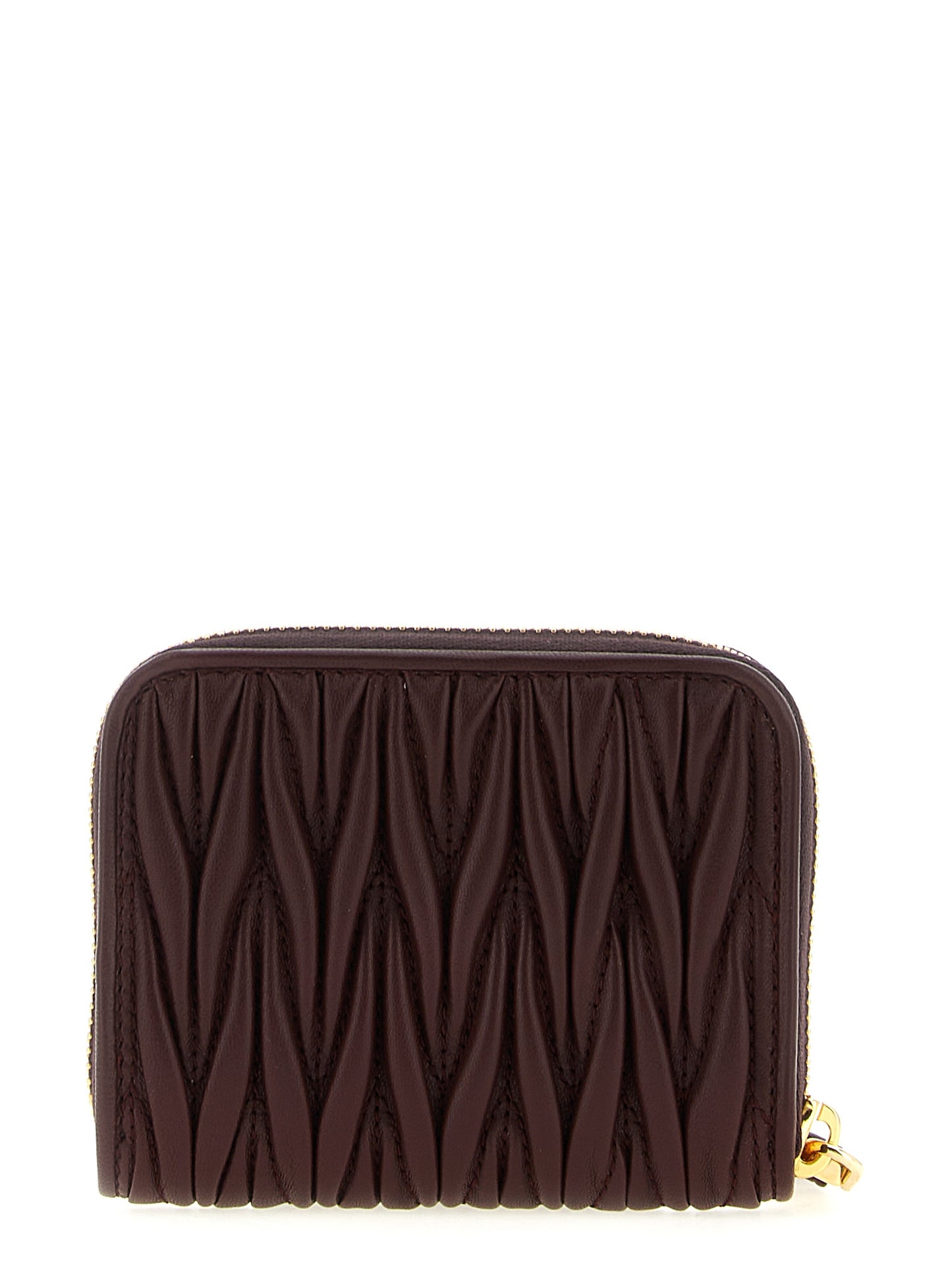 Small wallet matelassé nappa leather Wallets, card holders
