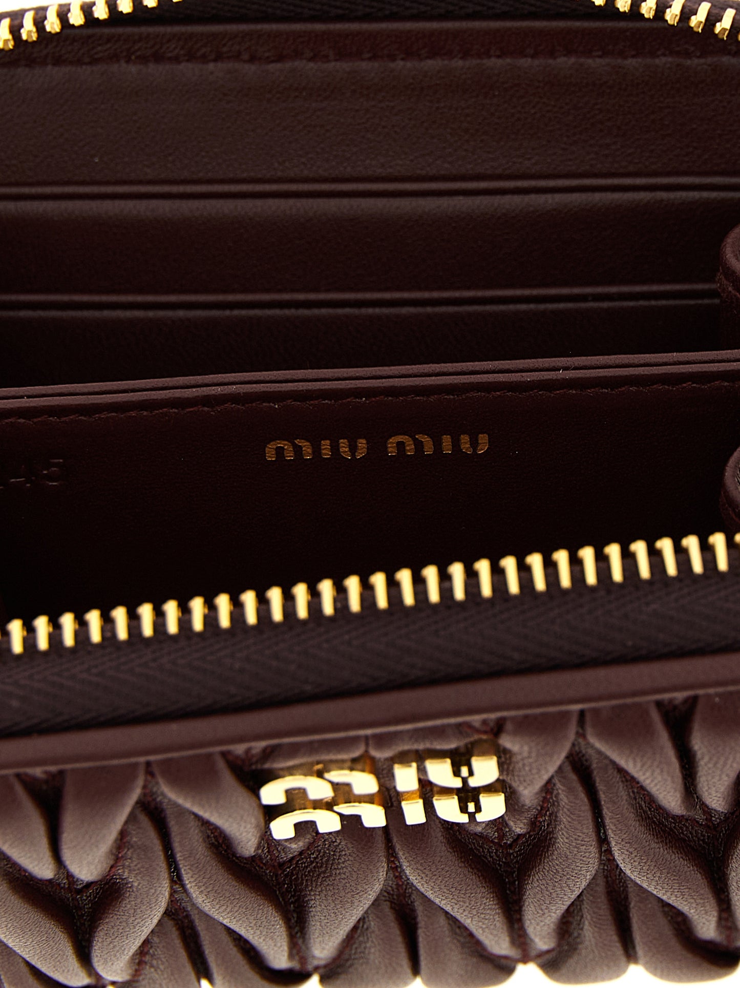 Small wallet matelassé nappa leather Wallets, card holders