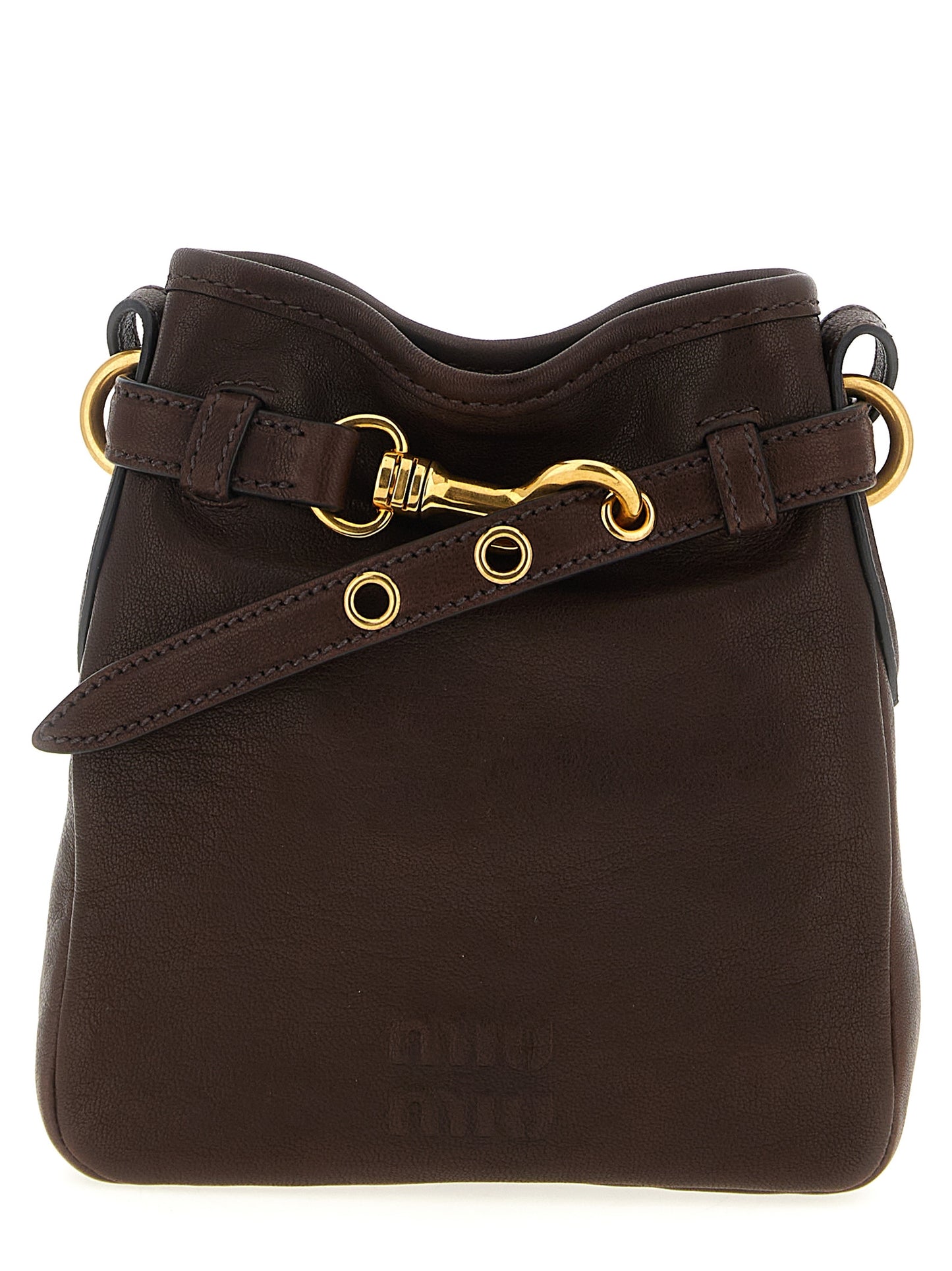 Nappa leather shoulder strap Crossbody bags