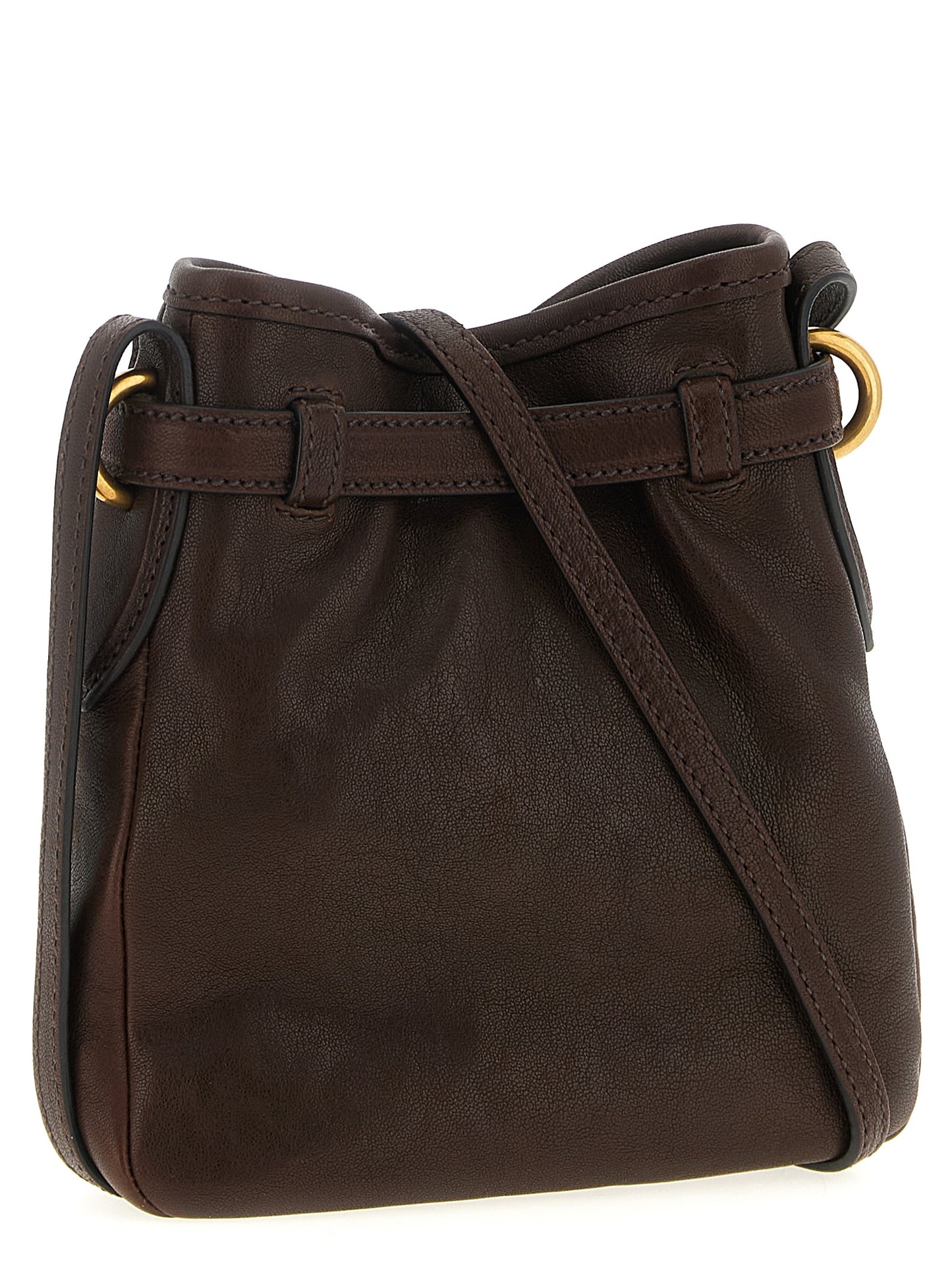 Nappa leather shoulder strap Crossbody bags