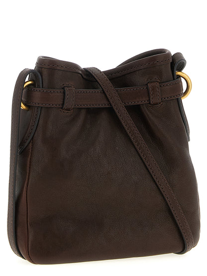 Nappa leather shoulder strap Crossbody bags