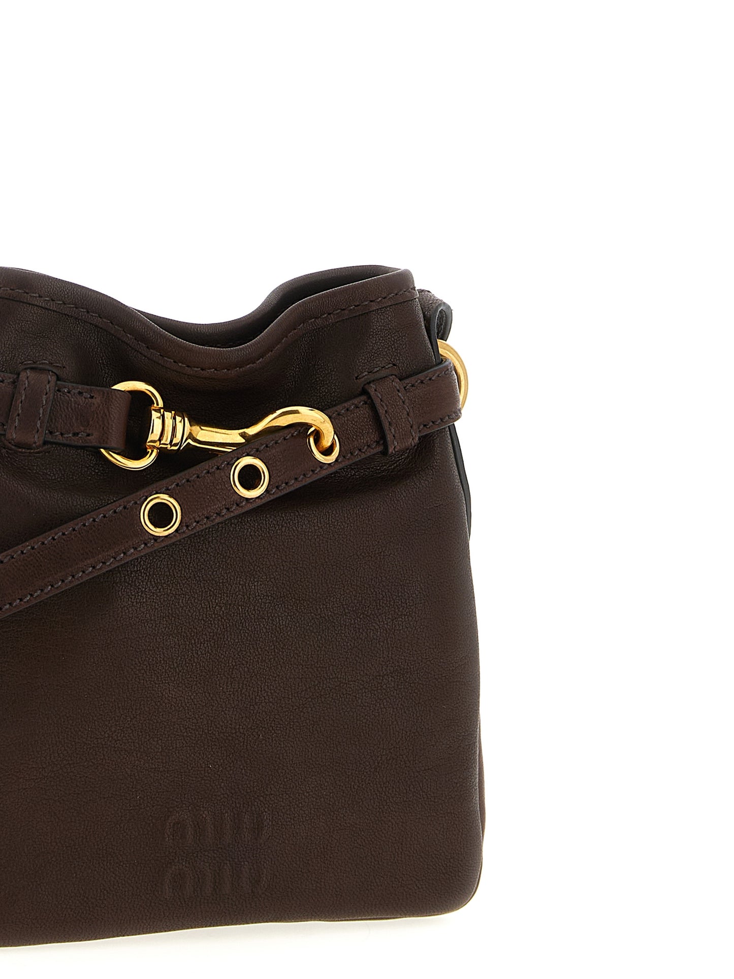 Nappa leather shoulder strap Crossbody bags