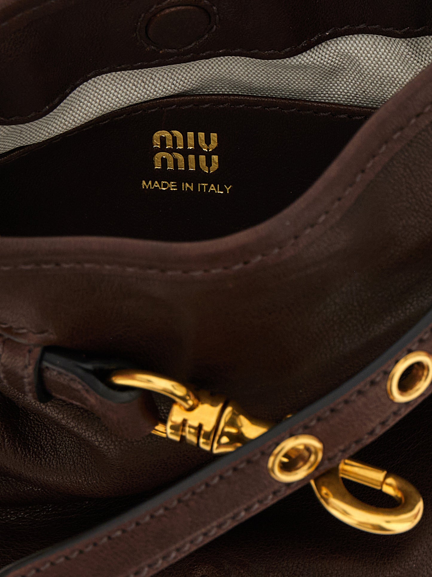 Nappa leather shoulder strap Crossbody bags