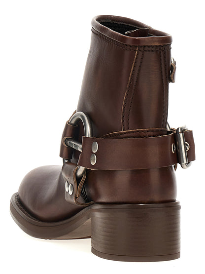 Vintage leather ankle boots Boots, ankle boots