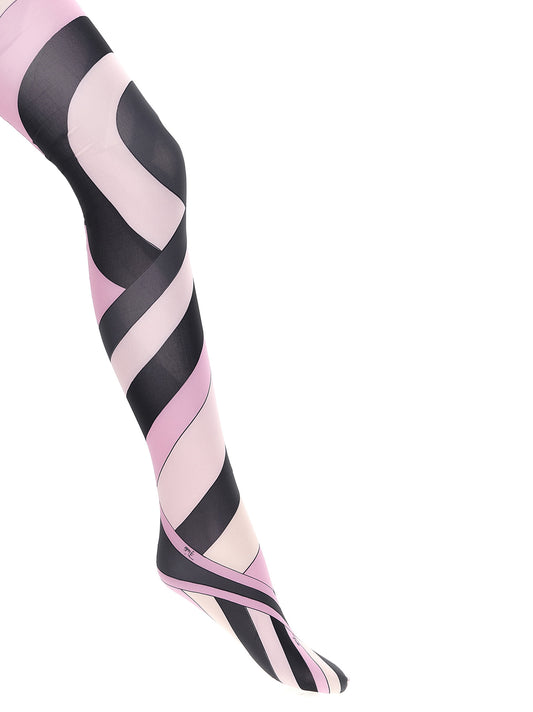 Patterned printed tights Socks