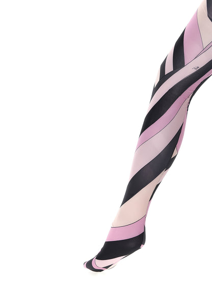 Patterned printed tights Socks