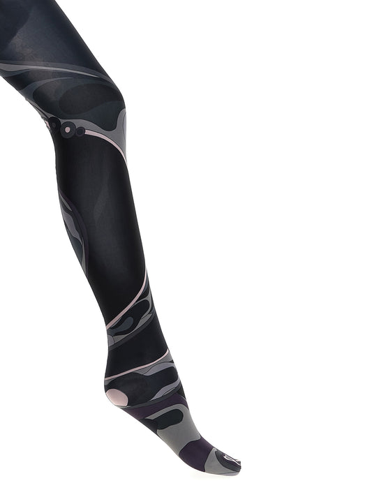 Patterned printed tights Socks