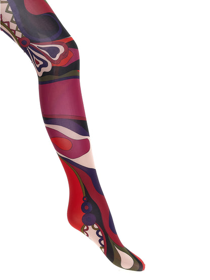 Patterned printed tights Socks
