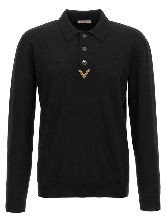 Polo Valentino 'V Detail' Polo