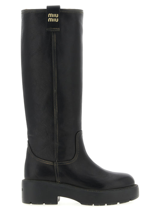 Leather boots Boots, ankle boots