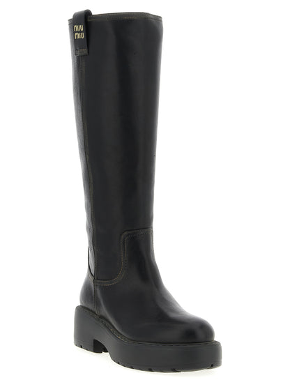 Leather boots Boots, ankle boots