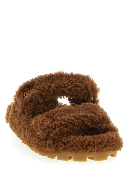 Shearling sandals Sandals
