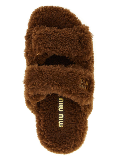 Shearling sandals Sandals