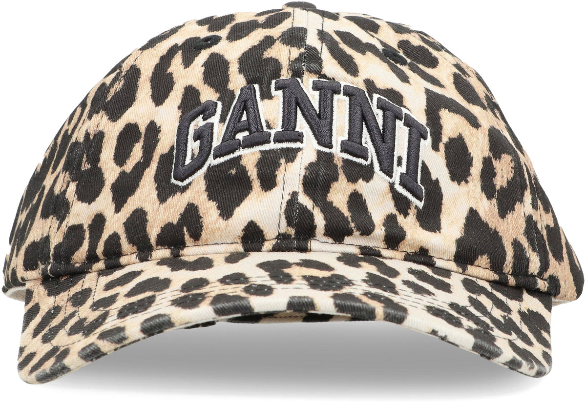Leopard print cap ACC