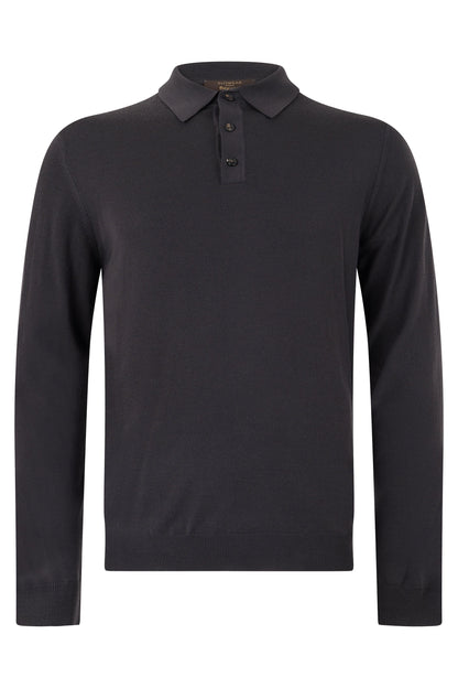 Wool polo sweater RTW