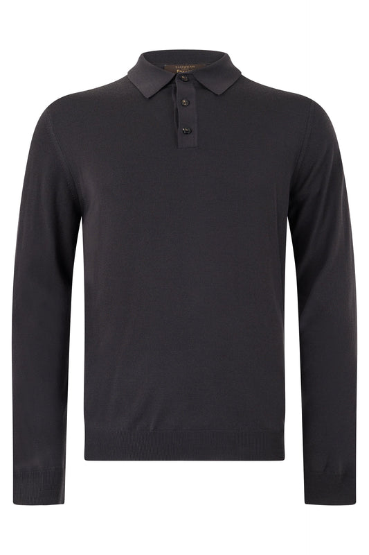 Wool polo sweater RTW