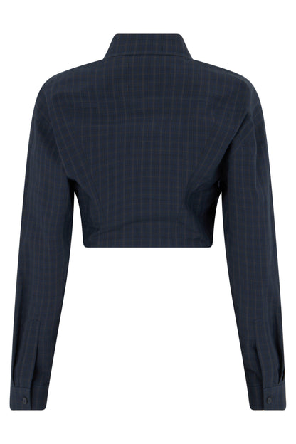 Checked cropped shirt RTW