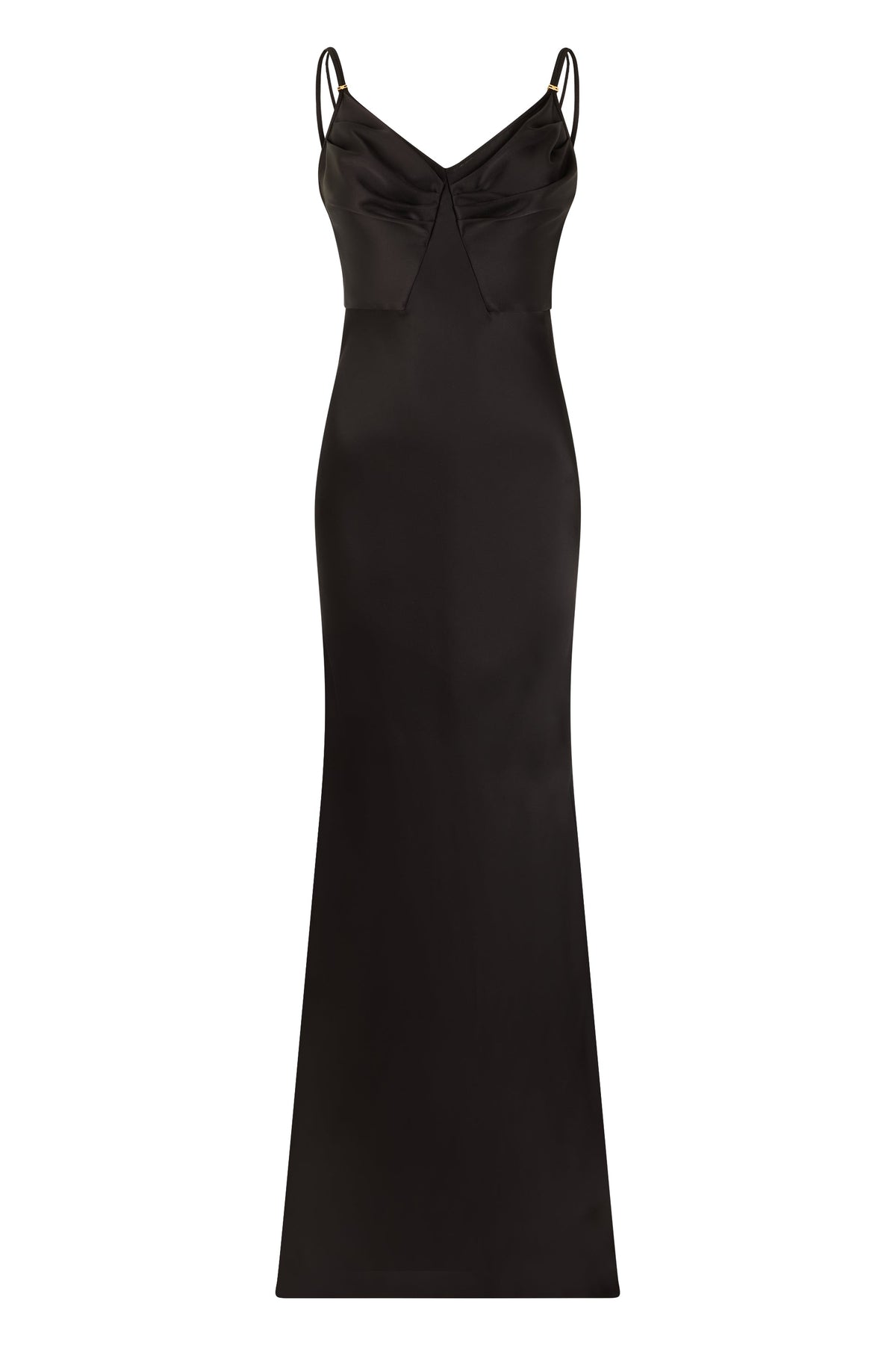 Long dress with V-neck RTW