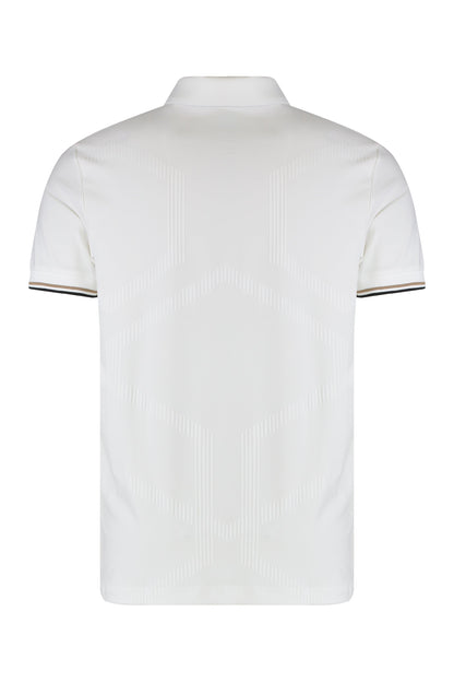 Slim fit polo in technical fabric RTW
