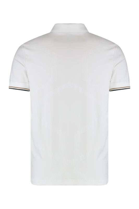 Slim fit polo in technical fabric RTW
