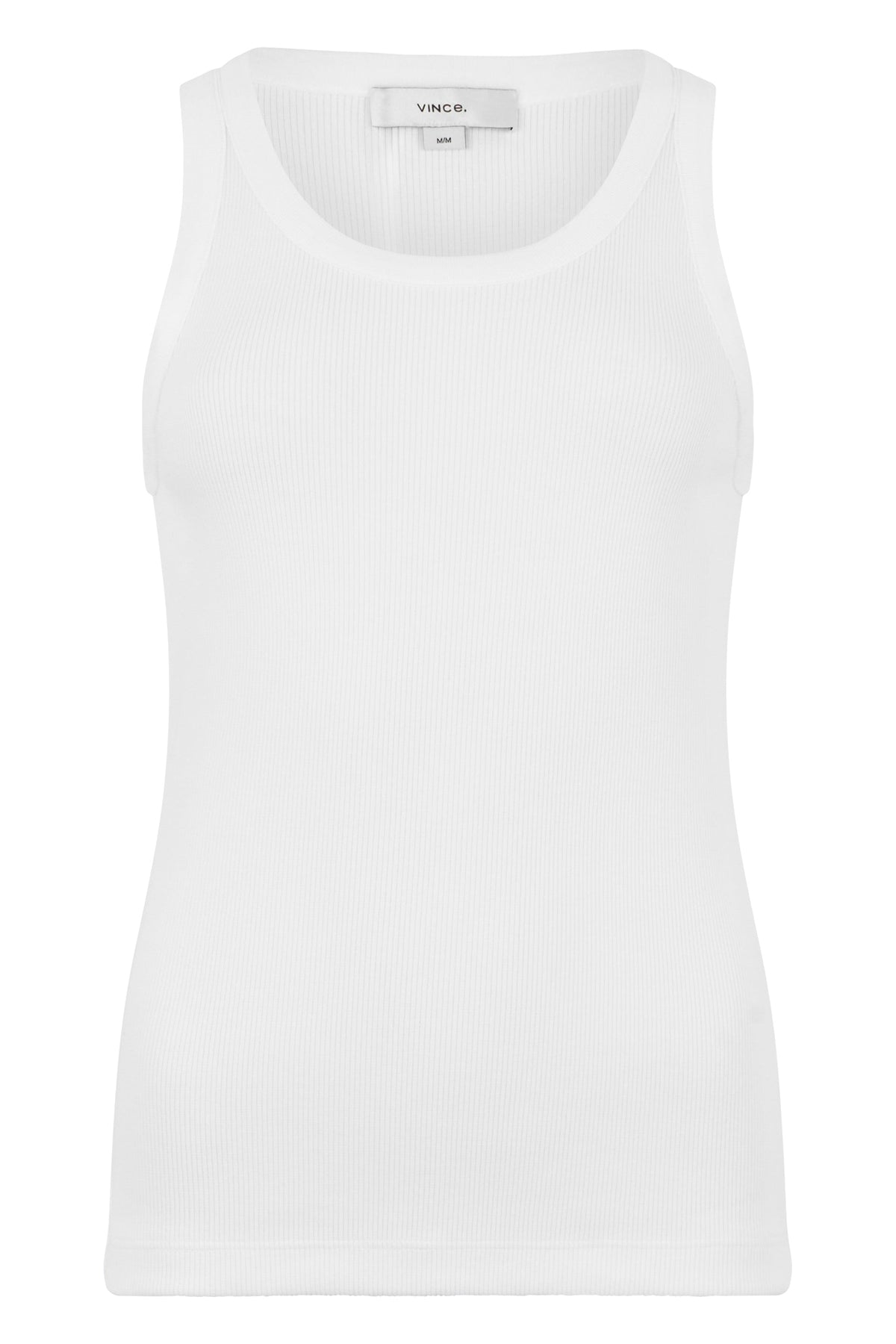 Top in mixed cotton ribbed RTW