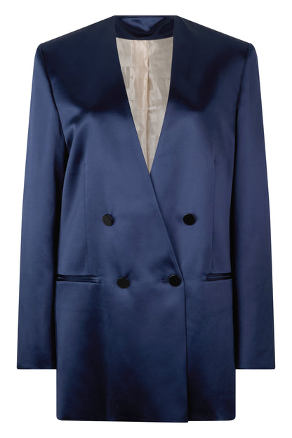 Double Breasted Jacket in Organza Silk RTW