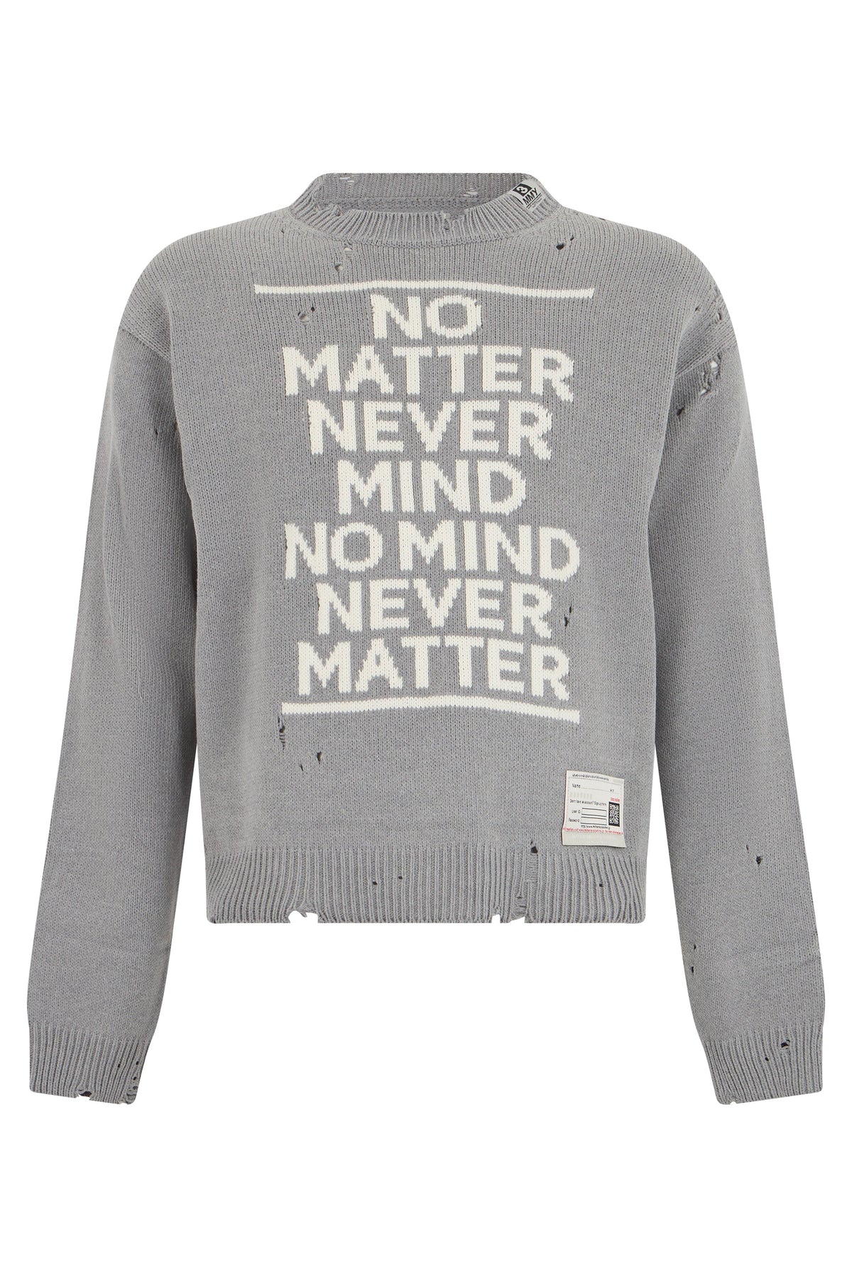 Sweater with phrase RTW