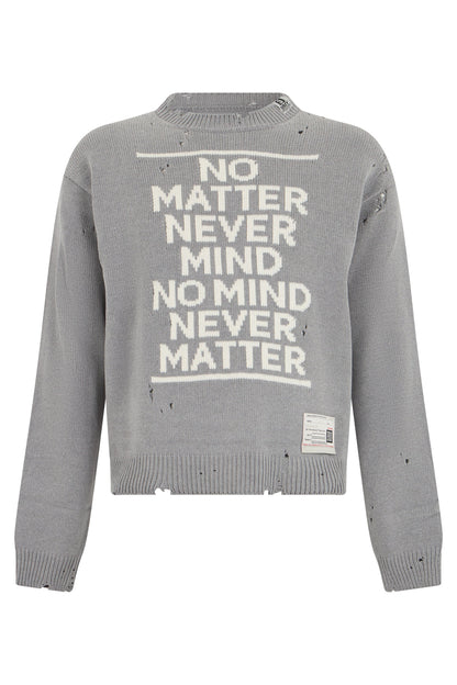 Sweater with phrase RTW