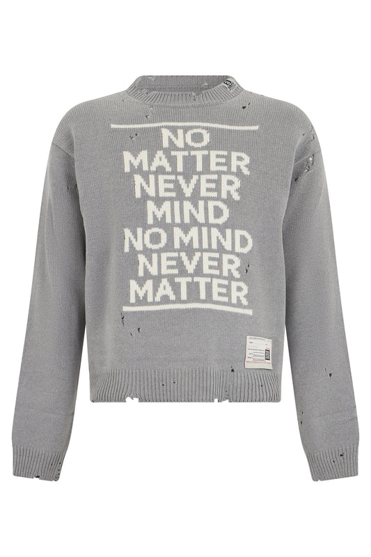Sweater with phrase RTW