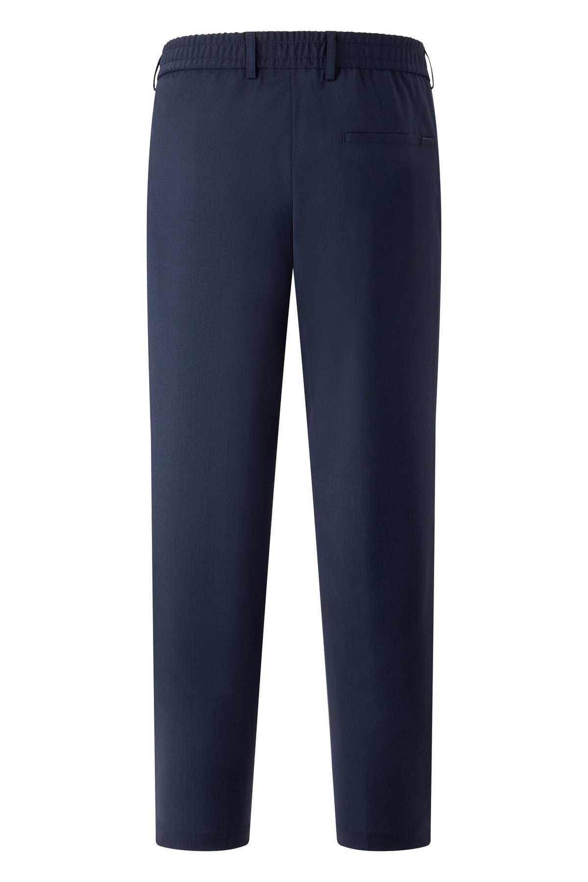 Straight linen-blend trousers RTW