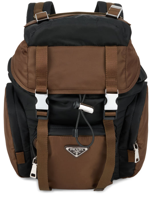 Backpack with logo plate and buckle BAGS