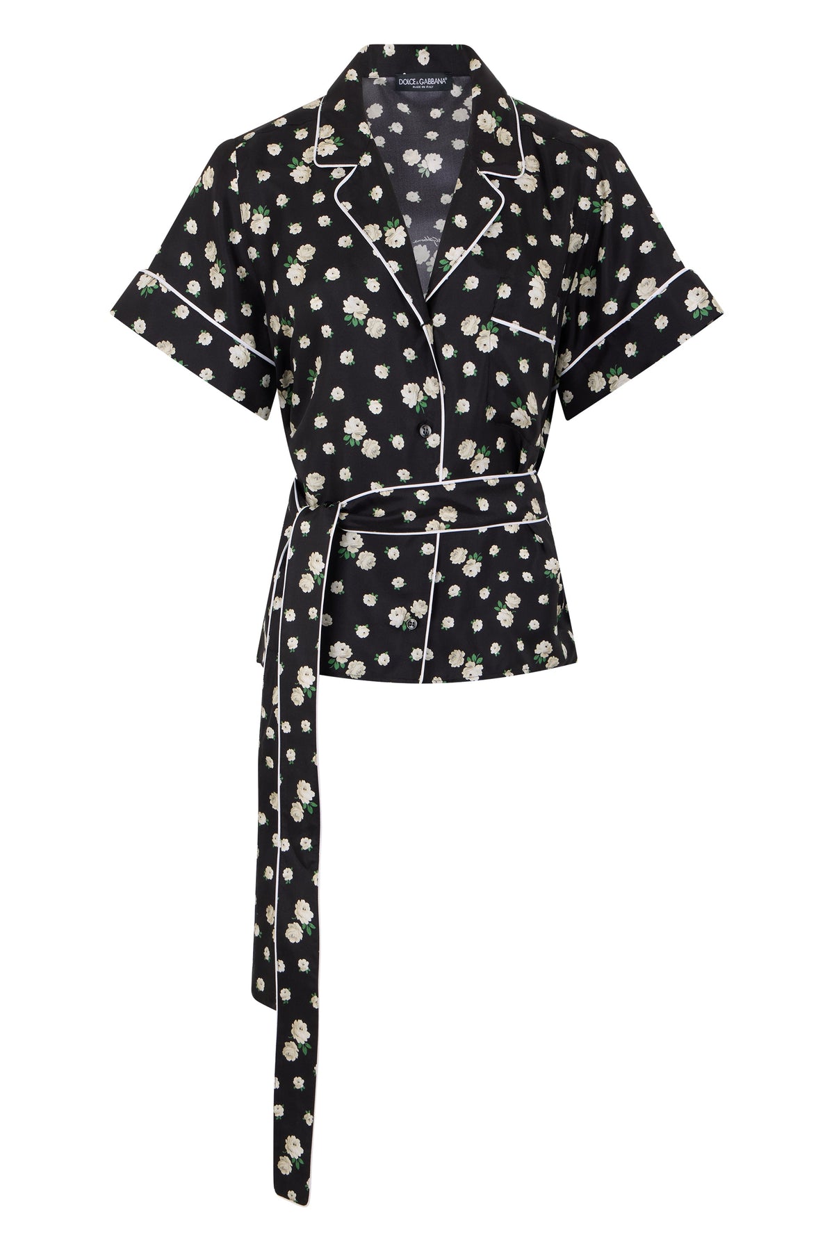 Silk blouse with floral print RTW