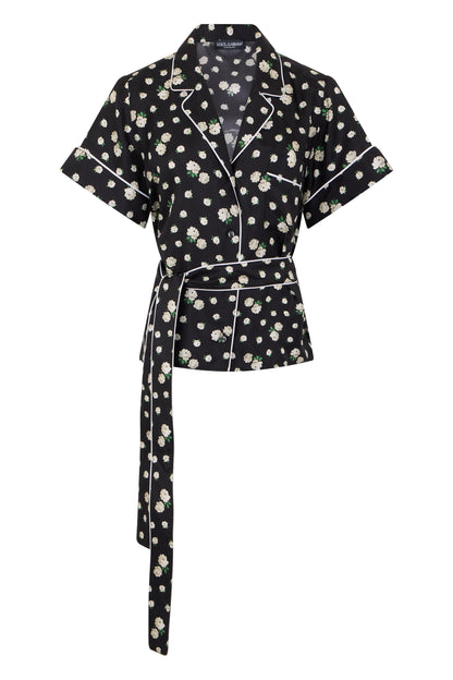 Silk blouse with floral print RTW