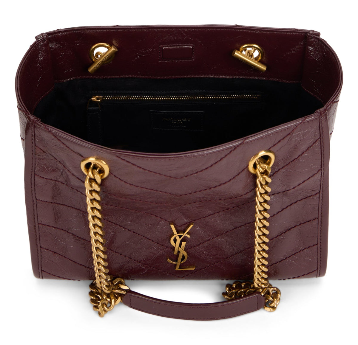 Niki tote bag with quilted chevron pattern BAGS