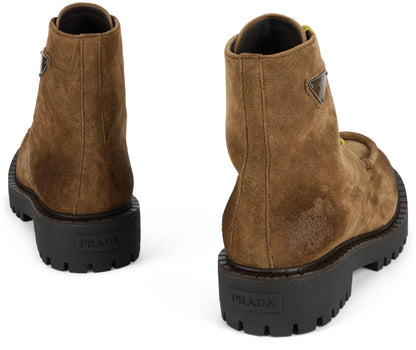 Lace-up leather boots SHOES