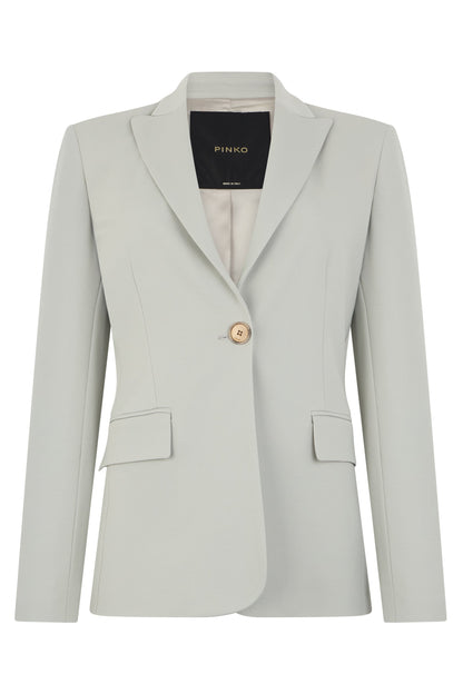 Single-breasted jacket in technical fabric RTW